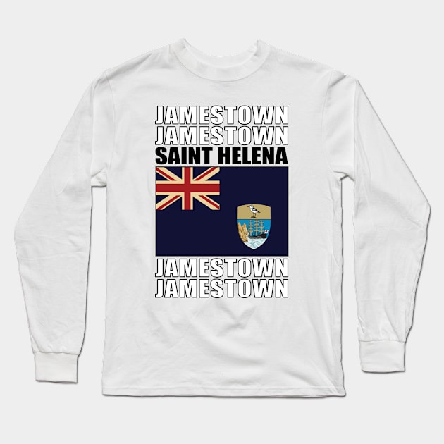 Flag of Saint Helena Long Sleeve T-Shirt by KewaleeTee